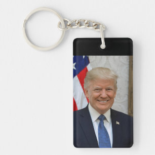 Llavero Retrato clave de la Casa Blanca de Donald Trump Pr
