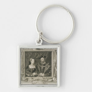 Llavero Retrato de 1496-1533) reinas de Maria (de Francia,