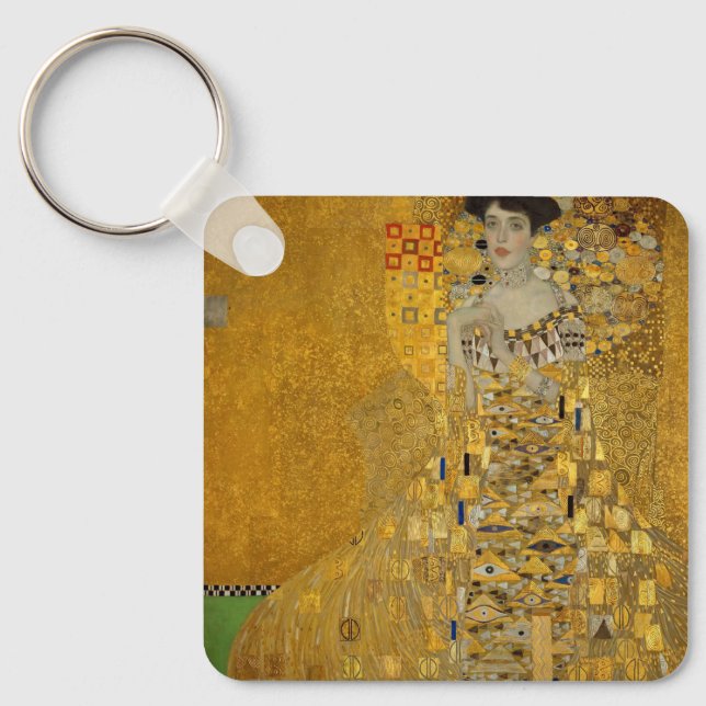 Llavero Retrato de Adele Bloch-Bauer I por Gustav Klimt (Anverso)