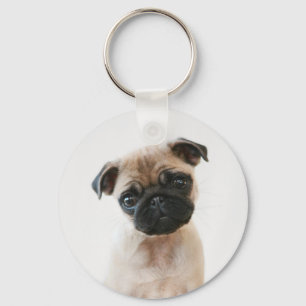 Llavero Retrato de Baby Pug