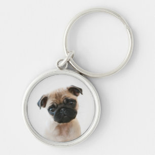 Llavero Retrato de Baby Pug