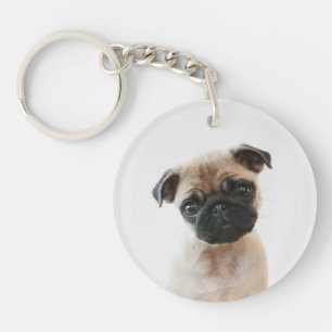 Llavero Retrato de Baby Pug