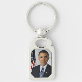 Llavero Retrato de Barack Obama en la Casa Blanca
