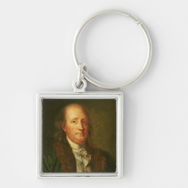 Llavero Retrato de Benjamin Franklin (Frente)