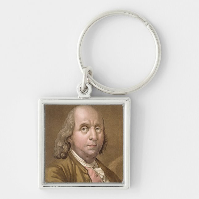 Llavero Retrato de Benjamin Franklin (1706-90), del 'Le (Frente)