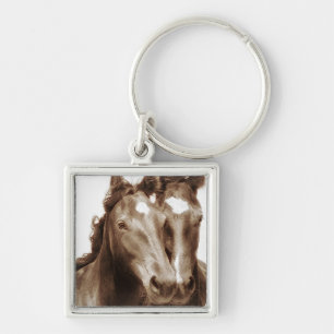 Llavero Retrato de caballo III
