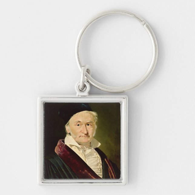 Llavero Retrato de Carl Friedrich Gauss, 1840 (Frente)