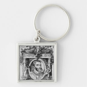 Llavero Retrato de Charles V, emperador romano santo