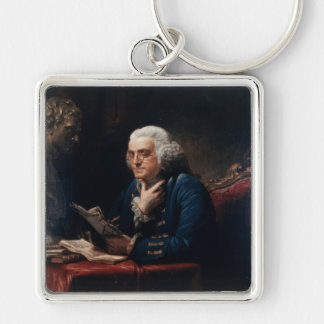 Llavero Retrato de dedo gordo Benjamin Franklin en la Casa