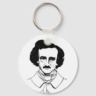 Llavero Retrato de Edgar Allan Poe