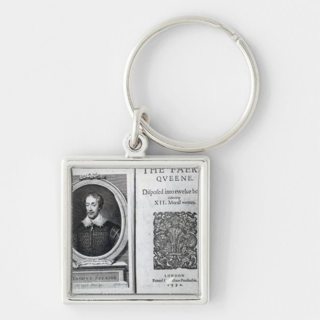 Llavero Retrato de Edmund Spenser y (Frente)