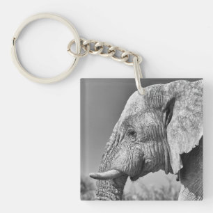 Llavero Retrato de elefante