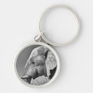 Llavero Retrato de elefante