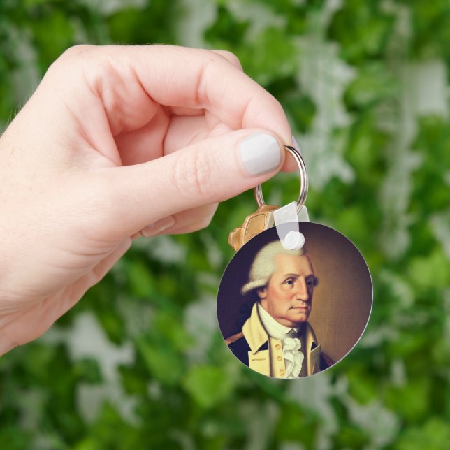 Llavero Retrato de George Washington (1790) (Mano)