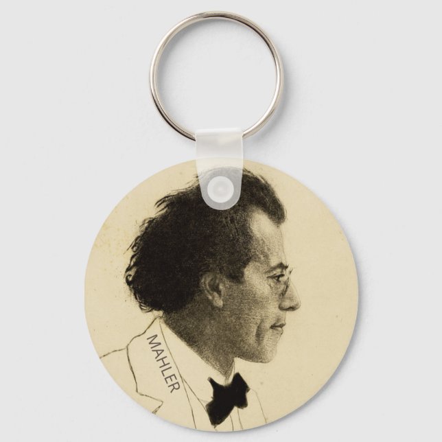Llavero Retrato de Gustav Mahler, 1902 (Anverso)