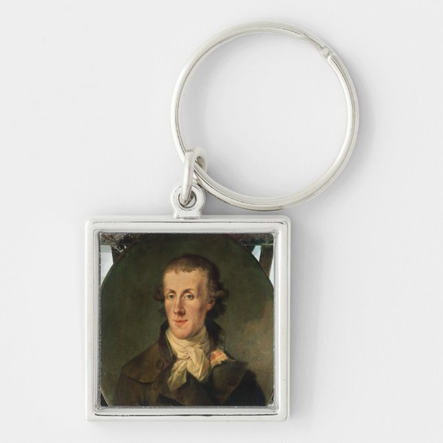 Llavero Retrato de Jacques Pedro Brissot (Frente)