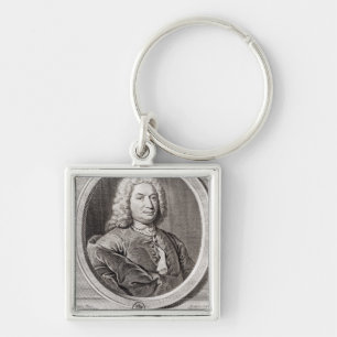 Llavero Retrato de Jean Bernoulli grabado cerca