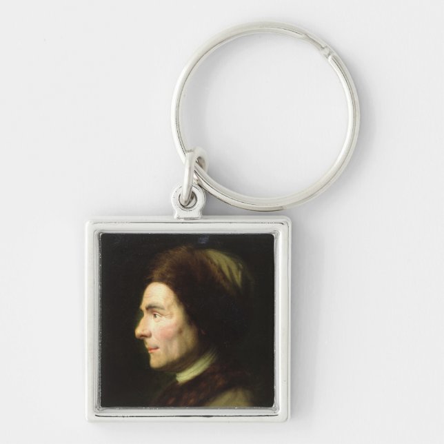 Llavero Retrato de Jean-Jacques Rousseau (Frente)