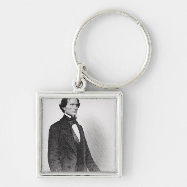 Llavero Retrato de Jefferson Davis (Frente)