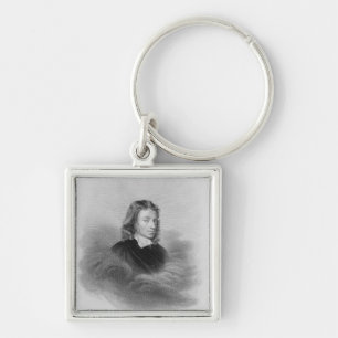 Llavero Retrato de John Milton (1608-74) grabado por