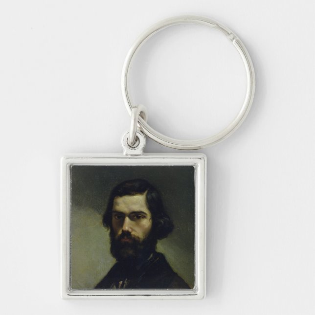 Llavero Retrato de Julio Valles c.1861 (Frente)