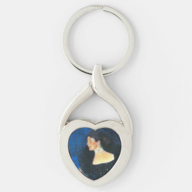 Llavero Retrato de Klimt del Rosa von Rosthorn-Friedmann (Anverso)