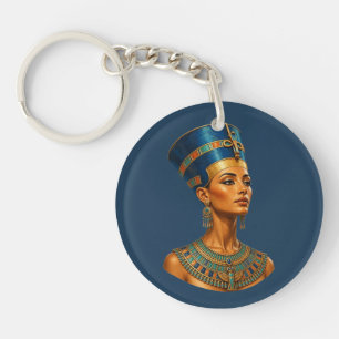 Llavero Retrato de la reina egipcia faraona Nefertiti de l