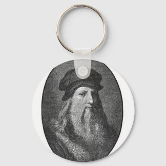 Llavero Retrato de Leonardo da Vinci