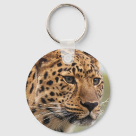 Llavero Retrato de leopardo