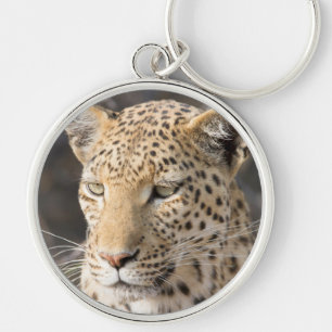 Llavero Retrato de leopardo