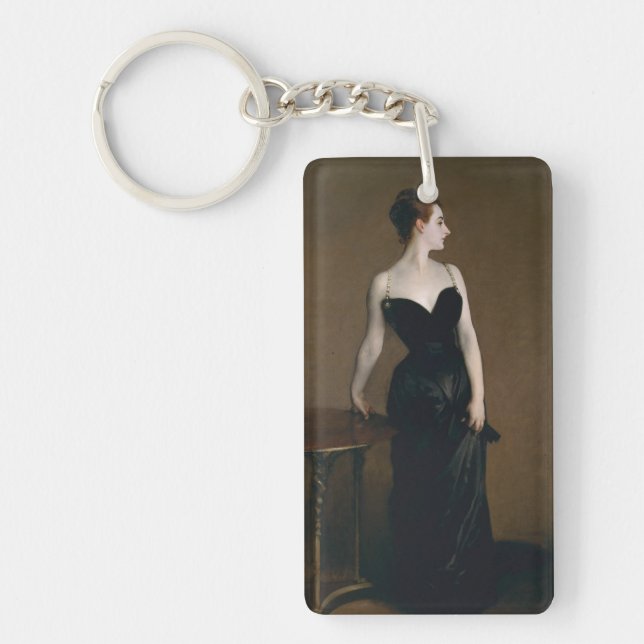 Llavero Retrato de Madame X de John Singer Sargent, 1884 (Frente)