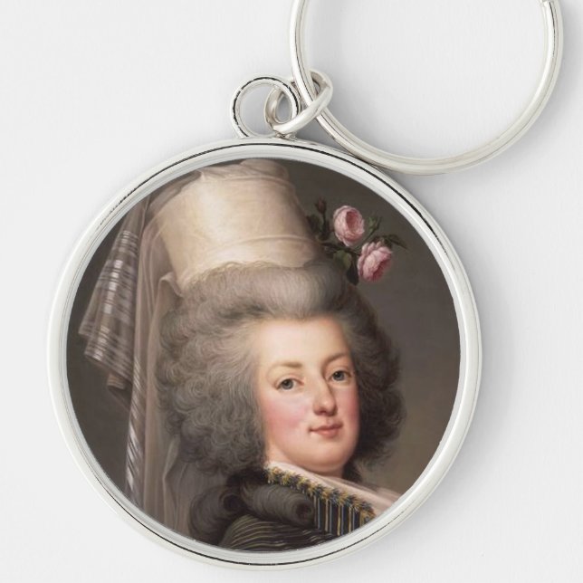 Llavero Retrato de Marie Antoinette, Reina de Francia (Frente)