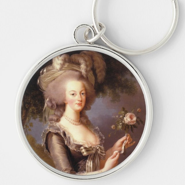 Llavero Retrato de Marie Antoinette, Reina de Francia (Frente)