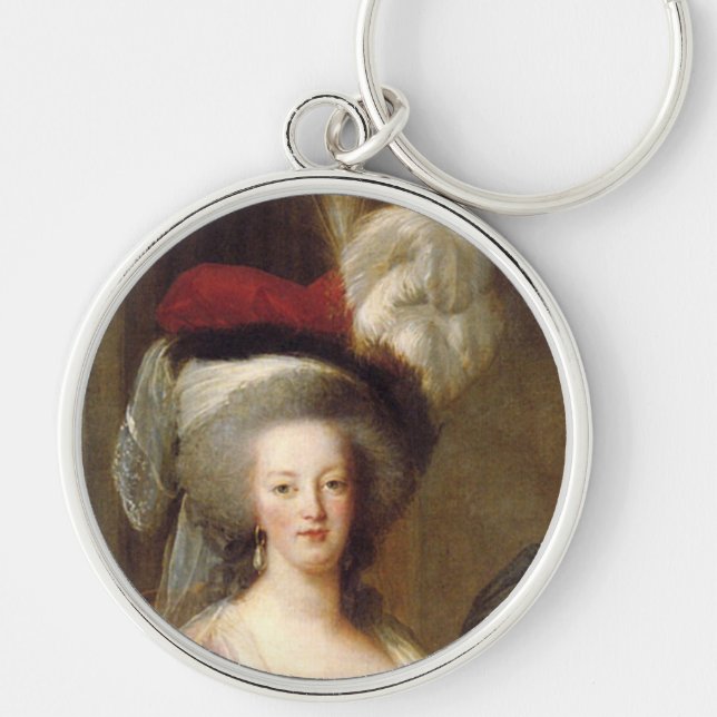 Llavero Retrato de Marie Antoinette, Reina de Francia (Frente)
