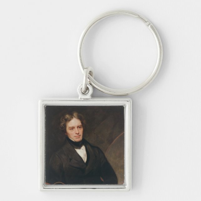 Llavero Retrato de Michael Faraday 1841-42 (Frente)