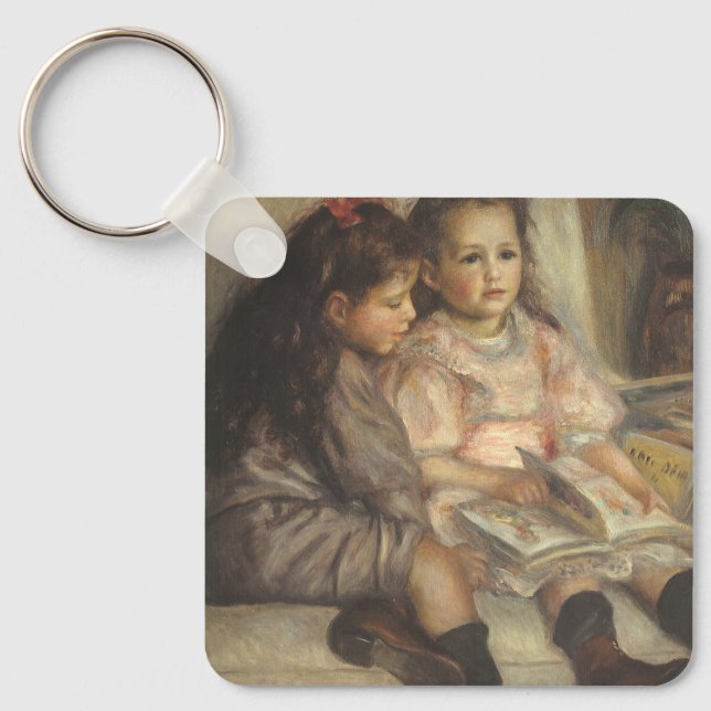 Llavero Retrato de niños de Caillebotte por Pierre Renoir (Anverso)