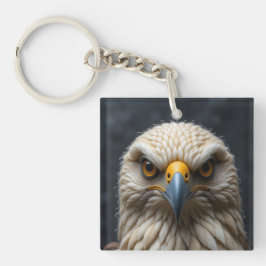 Llavero Retrato De Pájaro Sentido