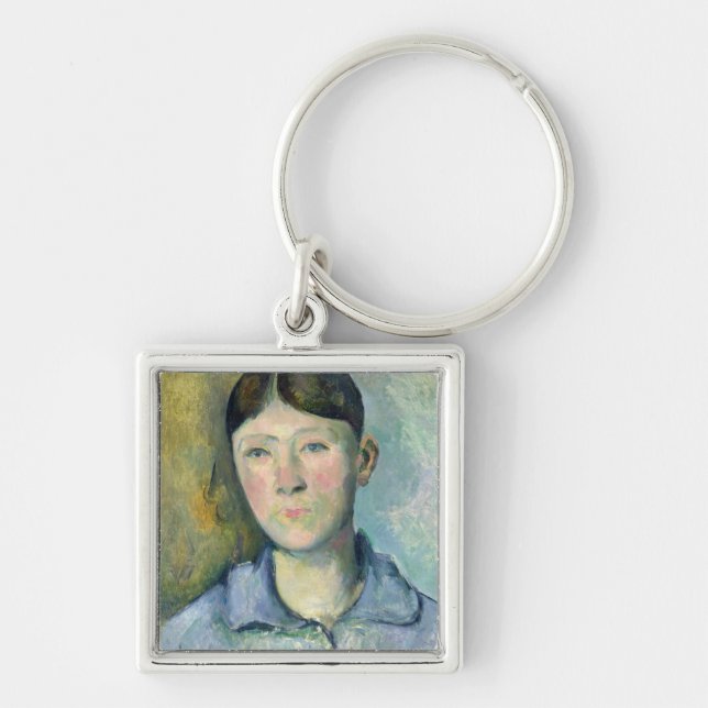 Llavero Retrato de Paul Cezanne el | de señora Cezanne, (Frente)