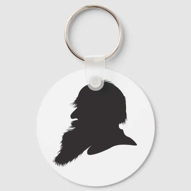Llavero Retrato de perfil de Leo Tolstoy (Anverso)