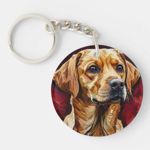 Llavero Retrato de Perro Labrador Regalo para Amantes de l