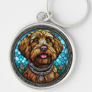 Llavero Retrato de perro lindo