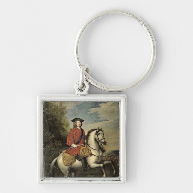 Llavero Retrato de rey George I, 1717 (Frente)