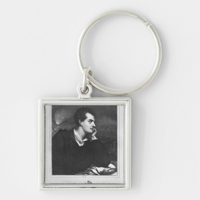Llavero Retrato de señor Byron (Frente)