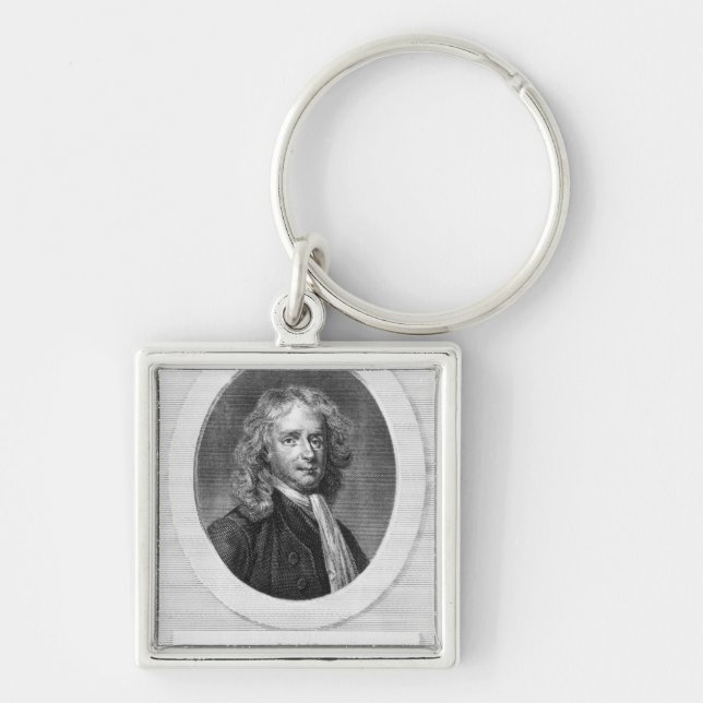 Llavero Retrato de sir Isaac Newton (Frente)