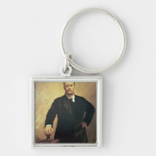 Llavero Retrato de Theodore Roosevelt