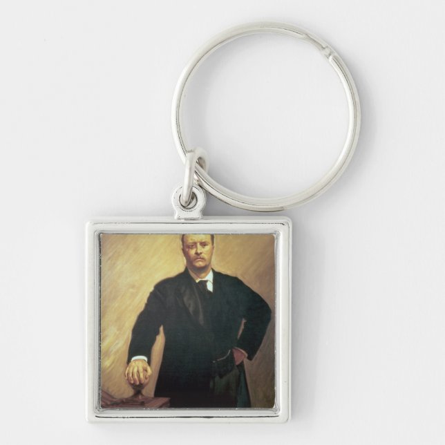 Llavero Retrato de Theodore Roosevelt (Frente)