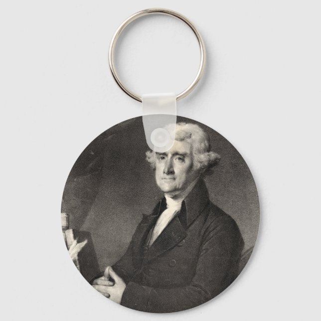 Llavero Retrato de Thomas Jefferson (Anverso)