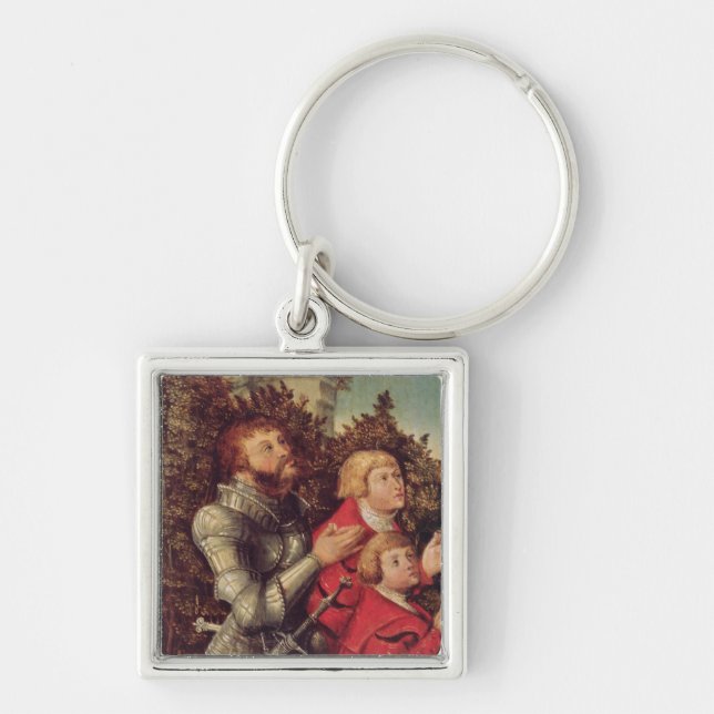 Llavero Retrato de un caballero con sus dos hijos (Frente)