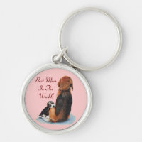 retrato de un lindo beagle de cachorro con mamá pe