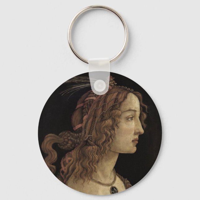 Llavero Retrato de una joven mujer (Anverso)